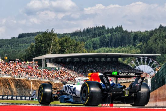 Isack Hadjar (FRA) Racing Bulls VCARB 02.
25.07.2025. Formula 1 World Championship, Rd 13, Belgian Grand Prix, Spa Francorchamps, Belgium, Sprint Qualifying Day.
- www.xpbimages.com, EMail: requests@xpbimages.com © Copyright: Bearne / XPB Images