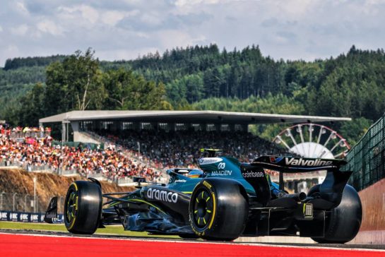 Fernando Alonso (ESP) Aston Martin F1 Team AMR25.
25.07.2025. Formula 1 World Championship, Rd 13, Belgian Grand Prix, Spa Francorchamps, Belgium, Sprint Qualifying Day.
- www.xpbimages.com, EMail: requests@xpbimages.com © Copyright: Bearne / XPB Images