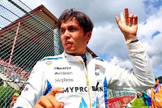 Alexander Albon (THA) Atlassian Williams Racing on the grid.
26.07.2025. Formula 1 World Championship, Rd 13, Belgian Grand Prix, Spa Francorchamps, Belgium, Sprint and Qualifying Day.
- www.xpbimages.com, EMail: requests@xpbimages.com © Copyright: Batchelor / XPB Images