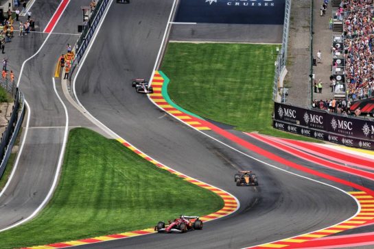 Charles Leclerc (MON) Ferrari SF-25.
26.07.2025. Formula 1 World Championship, Rd 13, Belgian Grand Prix, Spa Francorchamps, Belgium, Sprint and Qualifying Day.
- www.xpbimages.com, EMail: requests@xpbimages.com © Copyright: Moy / XPB Images