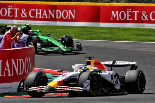 Isack Hadjar (FRA) Racing Bulls VCARB 02.
26.07.2025. Formula 1 World Championship, Rd 13, Belgian Grand Prix, Spa Francorchamps, Belgium, Sprint and Qualifying Day.
- www.xpbimages.com, EMail: requests@xpbimages.com © Copyright: Batchelor / XPB Images