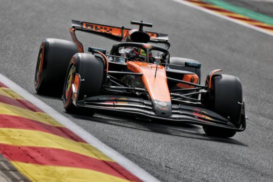 Oscar Piastri (AUS) McLaren MCL39.
26.07.2025. Formula 1 World Championship, Rd 13, Belgian Grand Prix, Spa Francorchamps, Belgium, Sprint and Qualifying Day.
- www.xpbimages.com, EMail: requests@xpbimages.com © Copyright: Moy / XPB Images