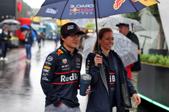 Yuki Tsunoda (JPN) Red Bull Racing.
27.07.2025. Formula 1 World Championship, Rd 13, Belgian Grand Prix, Spa Francorchamps, Belgium, Race Day.
- www.xpbimages.com, EMail: requests@xpbimages.com © Copyright: Bearne / XPB Images
