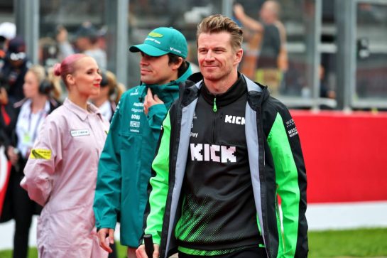 Nico Hulkenberg (GER) Sauber on the drivers' parade.
27.07.2025. Formula 1 World Championship, Rd 13, Belgian Grand Prix, Spa Francorchamps, Belgium, Race Day.
- www.xpbimages.com, EMail: requests@xpbimages.com © Copyright: Moy / XPB Images