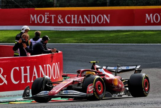 Lewis Hamilton (GBR) Ferrari SF-25.
27.07.2025. Formula 1 World Championship, Rd 13, Belgian Grand Prix, Spa Francorchamps, Belgium, Race Day.
- www.xpbimages.com, EMail: requests@xpbimages.com © Copyright: Batchelor / XPB Images