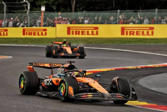 Oscar Piastri (AUS) McLaren MCL39.
27.07.2025. Formula 1 World Championship, Rd 13, Belgian Grand Prix, Spa Francorchamps, Belgium, Race Day.
- www.xpbimages.com, EMail: requests@xpbimages.com © Copyright: Bearne / XPB Images