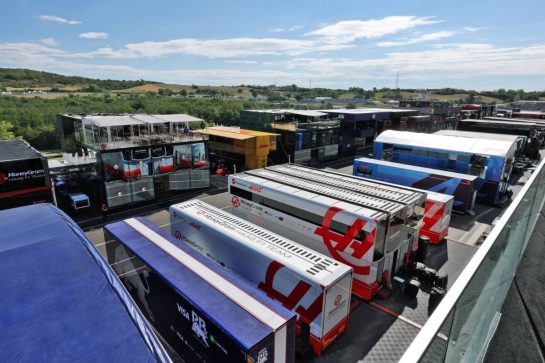 Paddock atmosphere.
31.07.2025. Formula 1 World Championship, Rd 14, Hungarian Grand Prix, Budapest, Hungary, Preparation Day.
- www.xpbimages.com, EMail: requests@xpbimages.com © Copyright: Moy / XPB Images
