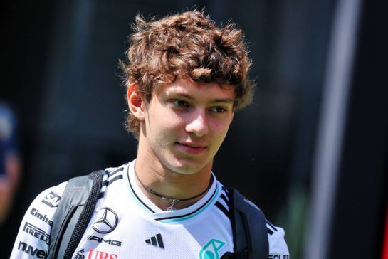 Andrea Kimi Antonelli (ITA) Mercedes AMG F1.
31.07.2025. Formula 1 World Championship, Rd 14, Hungarian Grand Prix, Budapest, Hungary, Preparation Day.
- www.xpbimages.com, EMail: requests@xpbimages.com © Copyright: Moy / XPB Images