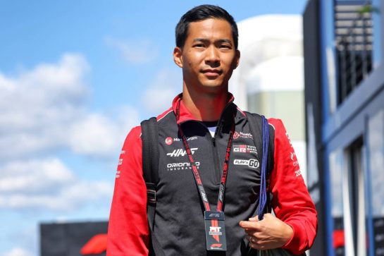 Ryo Hirakawa (JPN) Haas F1 Team Reserve Driver.
31.07.2025. Formula 1 World Championship, Rd 14, Hungarian Grand Prix, Budapest, Hungary, Preparation Day.
- www.xpbimages.com, EMail: requests@xpbimages.com © Copyright: Bearne / XPB Images