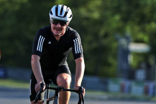 Valtteri Bottas (FIN) Mercedes AMG F1 Reserve Driver rides the circuit.
31.07.2025. Formula 1 World Championship, Rd 14, Hungarian Grand Prix, Budapest, Hungary, Preparation Day.
- www.xpbimages.com, EMail: requests@xpbimages.com © Copyright: Moy / XPB Images