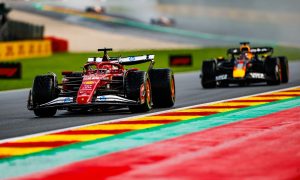 Leclerc explains blunt radio quip during Belgian GP podium run