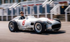 Russell revives history, drives Mercedes’ legendary W196 at Aintree