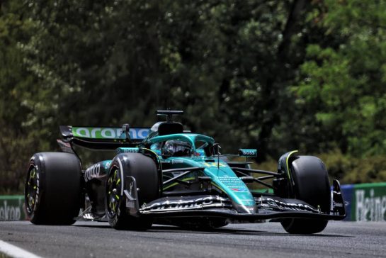 Lance Stroll (CDN) Aston Martin F1 Team AMR25.
01.08.2025. Formula 1 World Championship, Rd 14, Hungarian Grand Prix, Budapest, Hungary, Practice Day.
- www.xpbimages.com, EMail: requests@xpbimages.com © Copyright: Bearne / XPB Images