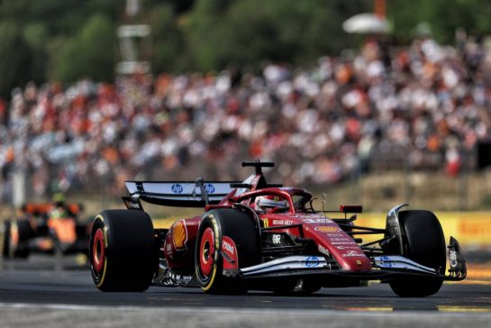 Charles Leclerc (MON) Ferrari SF-25.
01.08.2025. Formula 1 World Championship, Rd 14, Hungarian Grand Prix, Budapest, Hungary, Practice Day.
- www.xpbimages.com, EMail: requests@xpbimages.com © Copyright: Charniaux / XPB Images