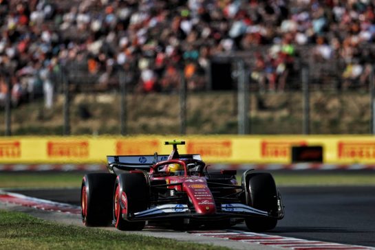 Lewis Hamilton (GBR) Ferrari SF-25.
01.08.2025. Formula 1 World Championship, Rd 14, Hungarian Grand Prix, Budapest, Hungary, Practice Day.
- www.xpbimages.com, EMail: requests@xpbimages.com © Copyright: Charniaux / XPB Images