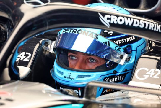 George Russell (GBR) Mercedes AMG F1 W16.
02.08.2025. Formula 1 World Championship, Rd 14, Hungarian Grand Prix, Budapest, Hungary, Qualifying Day.
- www.xpbimages.com, EMail: requests@xpbimages.com © Copyright: Batchelor / XPB Images