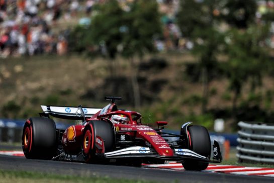 Charles Leclerc (MON) Ferrari SF-25.
02.08.2025. Formula 1 World Championship, Rd 14, Hungarian Grand Prix, Budapest, Hungary, Qualifying Day.
- www.xpbimages.com, EMail: requests@xpbimages.com © Copyright: Charniaux / XPB Images