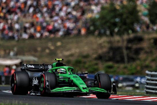 Gabriel Bortoleto (BRA) Sauber C45.
02.08.2025. Formula 1 World Championship, Rd 14, Hungarian Grand Prix, Budapest, Hungary, Qualifying Day.
- www.xpbimages.com, EMail: requests@xpbimages.com © Copyright: Charniaux / XPB Images