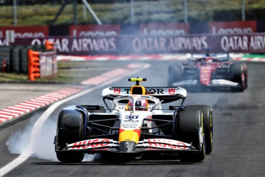 Liam Lawson (NZL) Racing Bulls VCARB 02 locks up under braking in the pits.
02.08.2025. Formula 1 World Championship, Rd 14, Hungarian Grand Prix, Budapest, Hungary, Qualifying Day.
- www.xpbimages.com, EMail: requests@xpbimages.com © Copyright: Batchelor / XPB Images