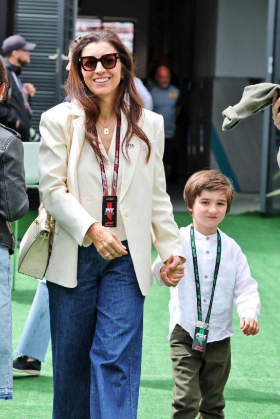 Fabiana Flosi (BRA) with her son Ace Ecclestone.
03.08.2025. Formula 1 World Championship, Rd 14, Hungarian Grand Prix, Budapest, Hungary, Race Day.
- www.xpbimages.com, EMail: requests@xpbimages.com © Copyright: Moy / XPB Images