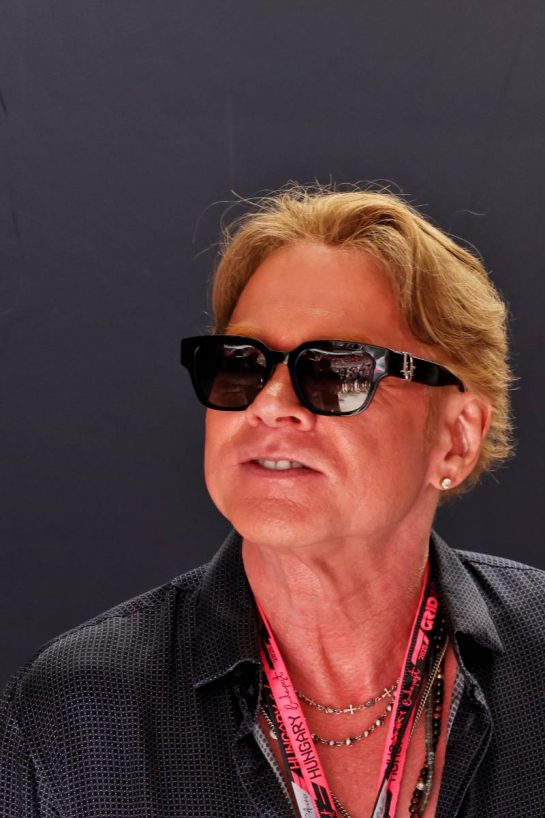 Axl Rose (USA) Singer.
03.08.2025. Formula 1 World Championship, Rd 14, Hungarian Grand Prix, Budapest, Hungary, Race Day.
- www.xpbimages.com, EMail: requests@xpbimages.com © Copyright: Moy / XPB Images