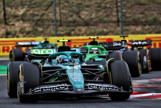 Fernando Alonso (ESP) Aston Martin F1 Team AMR25.
03.08.2025. Formula 1 World Championship, Rd 14, Hungarian Grand Prix, Budapest, Hungary, Race Day.
- www.xpbimages.com, EMail: requests@xpbimages.com © Copyright: Batchelor / XPB Images
