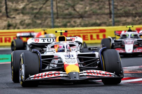 Liam Lawson (NZL) Racing Bulls VCARB 02.
03.08.2025. Formula 1 World Championship, Rd 14, Hungarian Grand Prix, Budapest, Hungary, Race Day.
- www.xpbimages.com, EMail: requests@xpbimages.com © Copyright: Batchelor / XPB Images