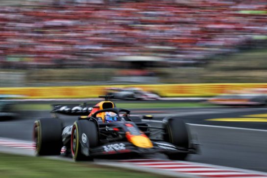 Max Verstappen (NLD) Red Bull Racing RB21.
03.08.2025. Formula 1 World Championship, Rd 14, Hungarian Grand Prix, Budapest, Hungary, Race Day.
- www.xpbimages.com, EMail: requests@xpbimages.com © Copyright: Batchelor / XPB Images