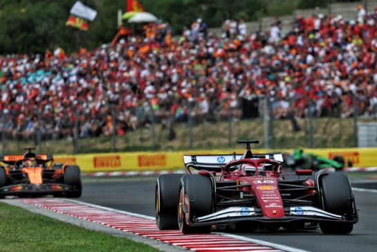 Charles Leclerc (MON) Ferrari SF-25.
03.08.2025. Formula 1 World Championship, Rd 14, Hungarian Grand Prix, Budapest, Hungary, Race Day.
- www.xpbimages.com, EMail: requests@xpbimages.com © Copyright: Batchelor / XPB Images