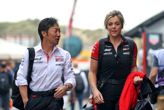 Ayao Komatsu (JPN) Haas F1 Team Principal.
28.08.2025. Formula 1 World Championship, Rd 15, Dutch Grand Prix, Zandvoort, Netherlands, Preparation Day.
- www.xpbimages.com, EMail: requests@xpbimages.com © Copyright: Bearne / XPB Images