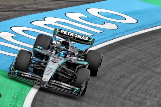 George Russell (GBR) Mercedes AMG F1 W16.
29.08.2025. Formula 1 World Championship, Rd 15, Dutch Grand Prix, Zandvoort, Netherlands, Practice Day.
- www.xpbimages.com, EMail: requests@xpbimages.com © Copyright: Bearne / XPB Images