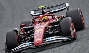 Hamilton caught out by ‘unpredictable’ Ferrari on spinning Friday