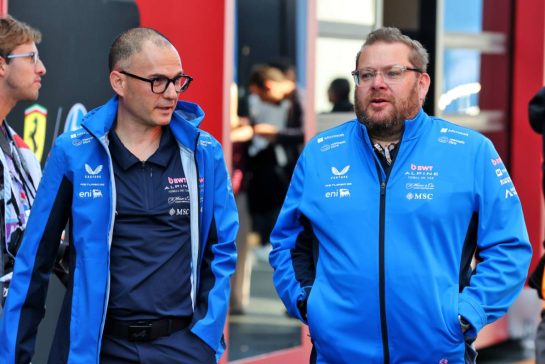 (L to R): David Sanchez (FRA) Alpine F1 Team Executive Technical Director with Dave Greenwood (GBR) Alpine F1 Team Racing Director.
30.08.2025. Formula 1 World Championship, Rd 15, Dutch Grand Prix, Zandvoort, Netherlands, Qualifying Day.
- www.xpbimages.com, EMail: requests@xpbimages.com © Copyright: Moy / XPB Images