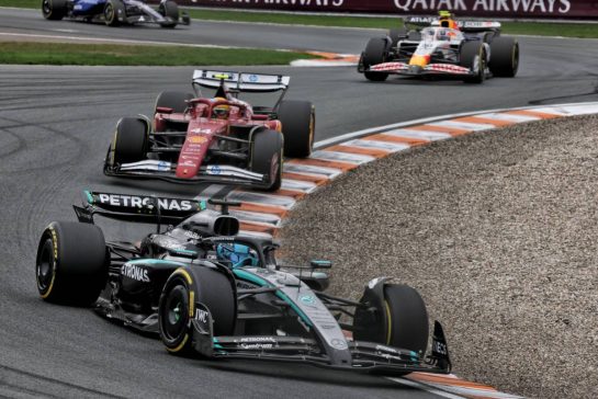 George Russell (GBR) Mercedes AMG F1 W16.
31.08.2025. Formula 1 World Championship, Rd 15, Dutch Grand Prix, Zandvoort, Netherlands, Race Day.
- www.xpbimages.com, EMail: requests@xpbimages.com © Copyright: Charniaux / XPB Images