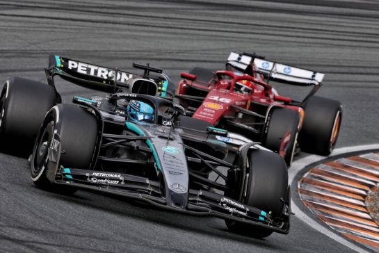 George Russell (GBR) Mercedes AMG F1 W16.
31.08.2025. Formula 1 World Championship, Rd 15, Dutch Grand Prix, Zandvoort, Netherlands, Race Day.
- www.xpbimages.com, EMail: requests@xpbimages.com © Copyright: Charniaux / XPB Images