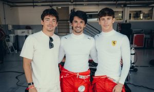 Leclerc brothers unite as Lorenzo enjoys Ferrari F1 dream run
