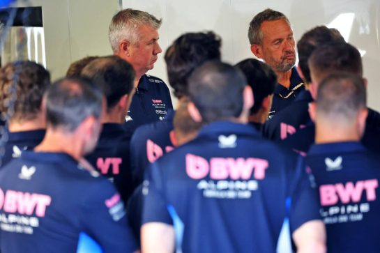 (L to R): Rob Cherry (GBR) Alpine F1 Team Race Team Manager and Steve Nielsen (GBR) Alpine F1 Team Managing Director.
04.09.2025. Formula 1 World Championship, Rd 16, Italian Grand Prix, Monza, Italy, Preparation Day.
- www.xpbimages.com, EMail: requests@xpbimages.com © Copyright: Batchelor / XPB Images
