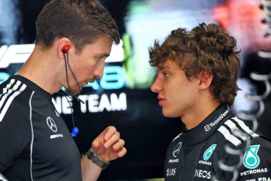 Andrea Kimi Antonelli (ITA) Mercedes AMG F1.
05.09.2025. Formula 1 World Championship, Rd 16, Italian Grand Prix, Monza, Italy, Practice Day.
- www.xpbimages.com, EMail: requests@xpbimages.com © Copyright: Batchelor / XPB Images