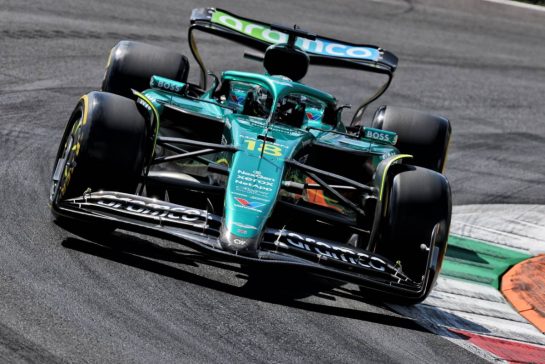 Lance Stroll (CDN) Aston Martin F1 Team AMR25.
05.09.2025. Formula 1 World Championship, Rd 16, Italian Grand Prix, Monza, Italy, Practice Day.
- www.xpbimages.com, EMail: requests@xpbimages.com © Copyright: Charniaux / XPB Images