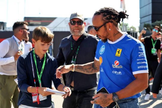 Lewis Hamilton (GBR) Ferrari.
06.09.2025. Formula 1 World Championship, Rd 16, Italian Grand Prix, Monza, Italy, Qualifying Day.
- www.xpbimages.com, EMail: requests@xpbimages.com © Copyright: Bearne / XPB Images