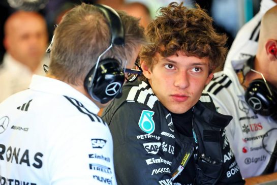 Andrea Kimi Antonelli (ITA) Mercedes AMG F1.
06.09.2025. Formula 1 World Championship, Rd 16, Italian Grand Prix, Monza, Italy, Qualifying Day.
- www.xpbimages.com, EMail: requests@xpbimages.com © Copyright: Batchelor / XPB Images