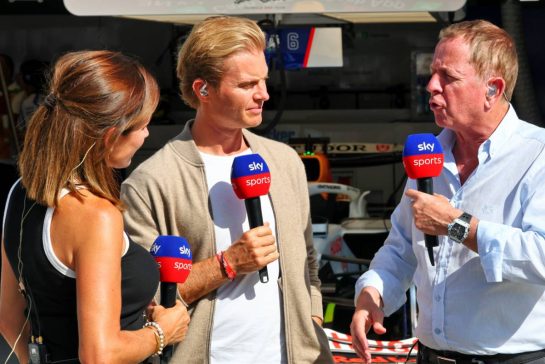 (L to R): Natalie Pinkham (GBR) Sky Sports Presenter with Nico Rosberg (GER) Sky Sports F1 and Martin Brundle (GBR) Sky Sports F1 Commentator.
06.09.2025. Formula 1 World Championship, Rd 16, Italian Grand Prix, Monza, Italy, Qualifying Day.
- www.xpbimages.com, EMail: requests@xpbimages.com © Copyright: Batchelor / XPB Images