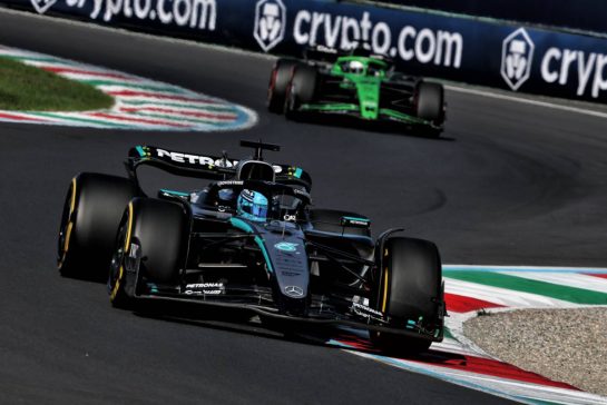 George Russell (GBR) Mercedes AMG F1 W16.
06.09.2025. Formula 1 World Championship, Rd 16, Italian Grand Prix, Monza, Italy, Qualifying Day.
- www.xpbimages.com, EMail: requests@xpbimages.com © Copyright: Charniaux / XPB Images