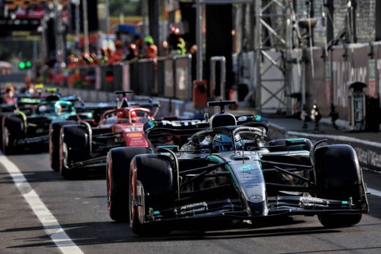 George Russell (GBR) Mercedes AMG F1 W16.
06.09.2025. Formula 1 World Championship, Rd 16, Italian Grand Prix, Monza, Italy, Qualifying Day.
- www.xpbimages.com, EMail: requests@xpbimages.com © Copyright: Rew / XPB Images