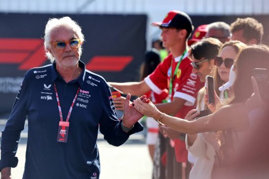 Flavio Briatore (ITA) Alpine F1 Team Executive Advisor.
07.09.2025. Formula 1 World Championship, Rd 16, Italian Grand Prix, Monza, Italy, Race Day.
- www.xpbimages.com, EMail: requests@xpbimages.com © Copyright: Bearne / XPB Images