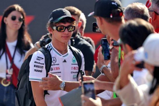 Andrea Kimi Antonelli (ITA) Mercedes AMG F1.
07.09.2025. Formula 1 World Championship, Rd 16, Italian Grand Prix, Monza, Italy, Race Day.
- www.xpbimages.com, EMail: requests@xpbimages.com © Copyright: Bearne / XPB Images