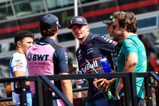 Max Verstappen (NLD) Red Bull Racing on the drivers' parade.
07.09.2025. Formula 1 World Championship, Rd 16, Italian Grand Prix, Monza, Italy, Race Day.
- www.xpbimages.com, EMail: requests@xpbimages.com © Copyright: Batchelor / XPB Images