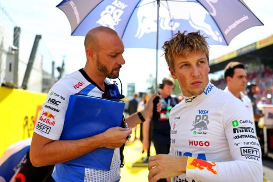 Liam Lawson (NZL) Racing Bulls on the grid.
07.09.2025. Formula 1 World Championship, Rd 16, Italian Grand Prix, Monza, Italy, Race Day.
- www.xpbimages.com, EMail: requests@xpbimages.com © Copyright: Charniaux / XPB Images