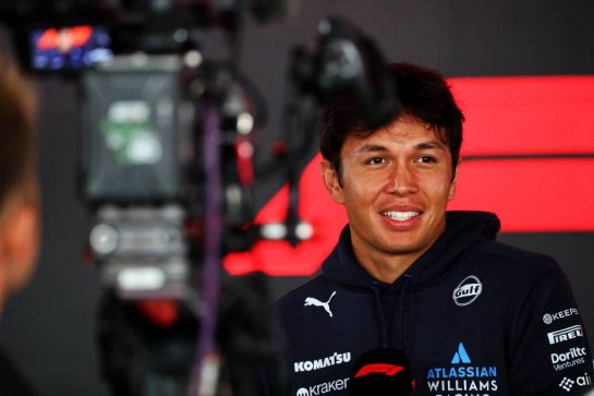 Alexander Albon (THA) Atlassian Williams Racing.
18.09.2025. Formula 1 World Championship, Rd 17, Azerbaijan Grand Prix, Baku Street Circuit, Azerbaijan, Preparation Day.
- www.xpbimages.com, EMail: requests@xpbimages.com © Copyright: Batchelor / XPB Images