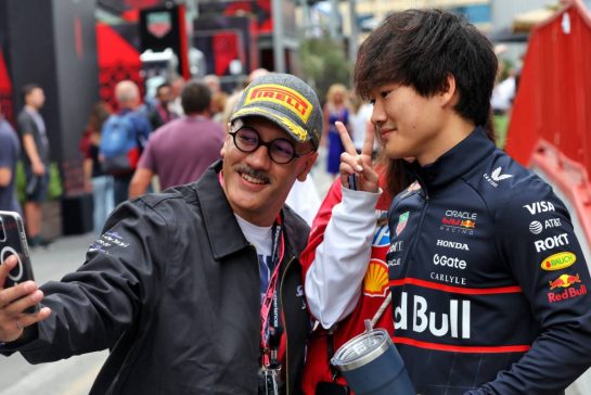Yuki Tsunoda (JPN) Red Bull Racing.
19.09.2025. Formula 1 World Championship, Rd 17, Azerbaijan Grand Prix, Baku Street Circuit, Azerbaijan, Practice Day.
- www.xpbimages.com, EMail: requests@xpbimages.com © Copyright: Bearne / XPB Images